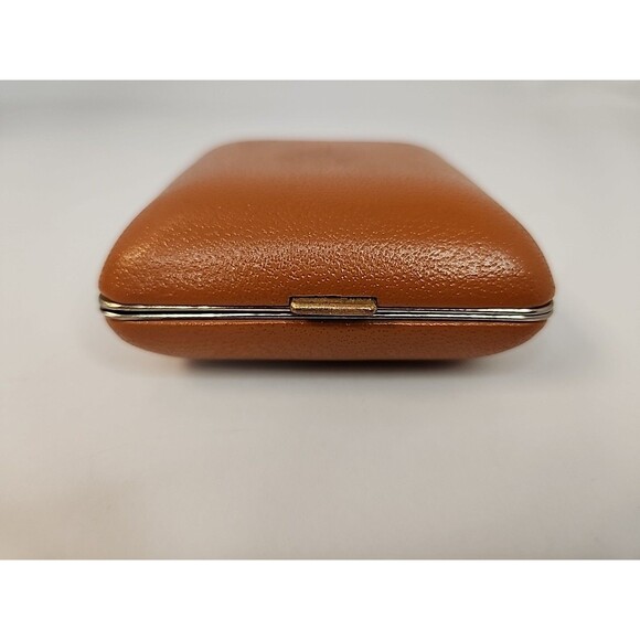 Vintage Phinney-Walker Folding Travel Alarm Clock  Japan Leather Case - Picture 10 of 16